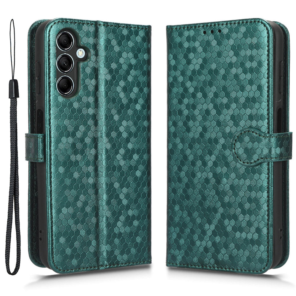 For Samsung Galaxy M14 5G Dot Pattern Imprinted Leather Wallet Case Stand Phone Cover For Samsung Galaxy M14 5G Dot Pattern Imprinted Leather Wallet Case Stand Phone Cover